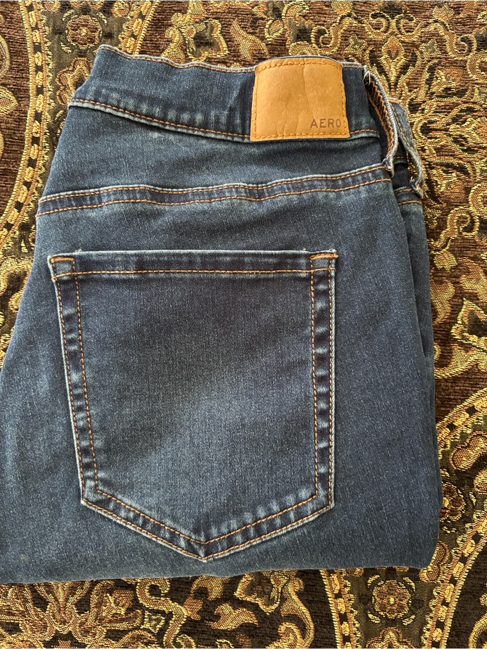 Aeropostale Women's Dark Blue Slim Straight Jeggings
